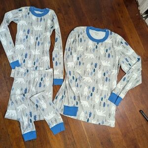 Hannah Anderson sz. 12 pajama + Adult Medium top